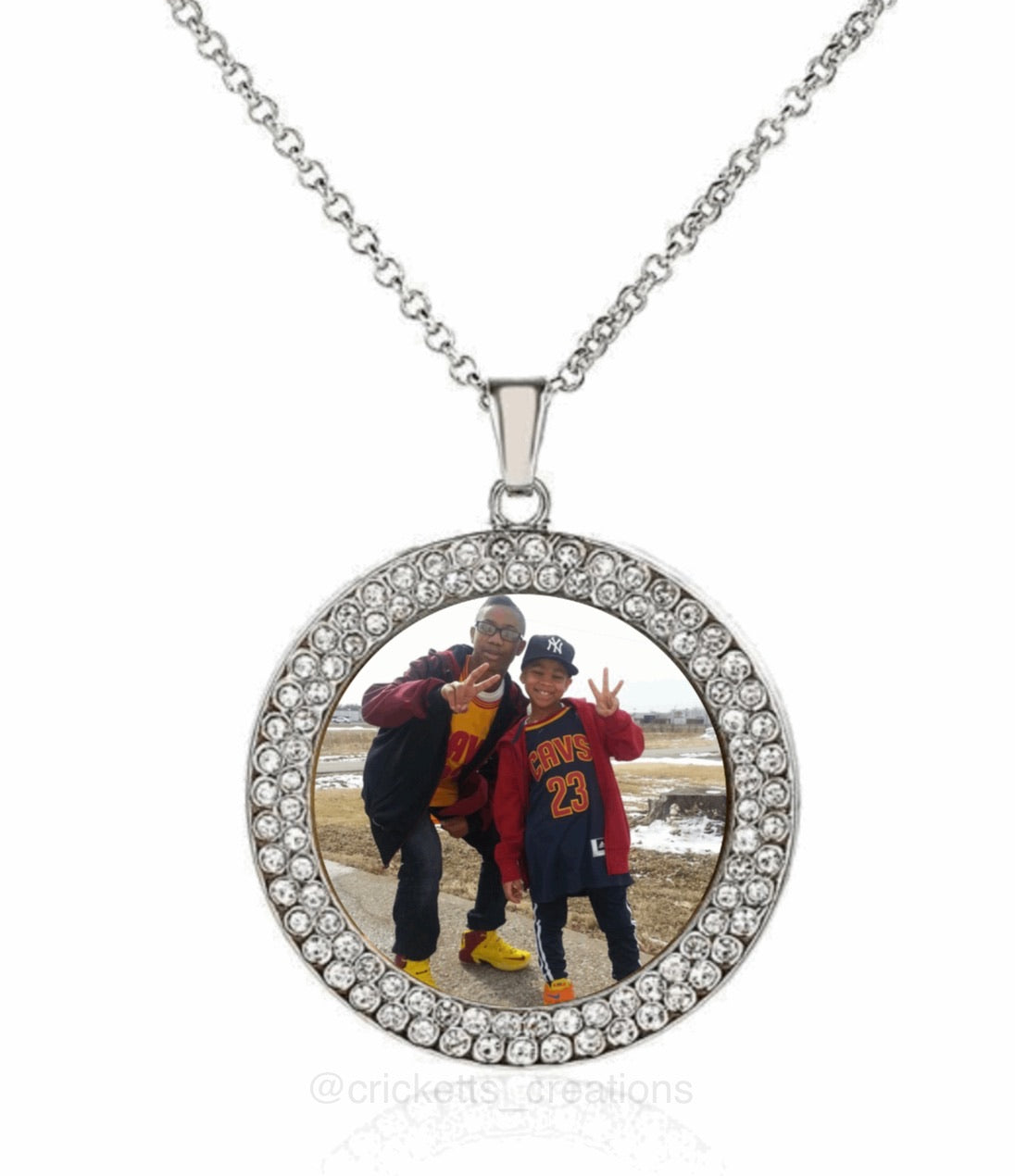 Double Row Bling Necklace