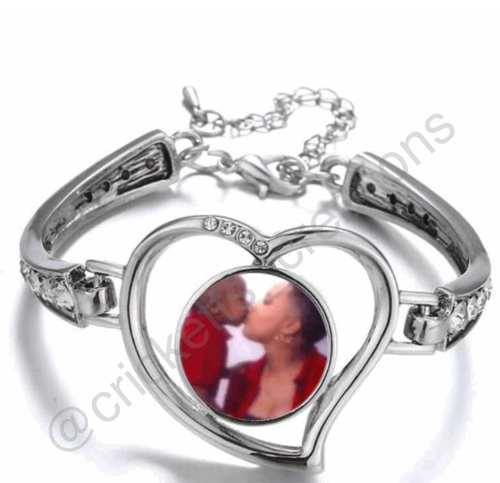 Silver Heart Bracelet